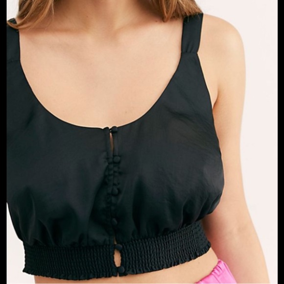 NWT Free People You Honey Brami in Black OB 991031 - Picture 2 of 7